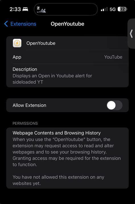 uYouEnhanced as Default YouTube Apps for URLs/Links via.